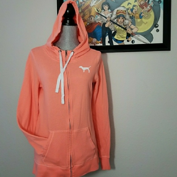 PINK Victoria's Secret Sweaters - Victoria's Secret PINK full zip hoodie Small